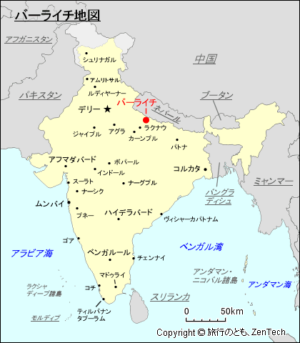 バーライチ地図