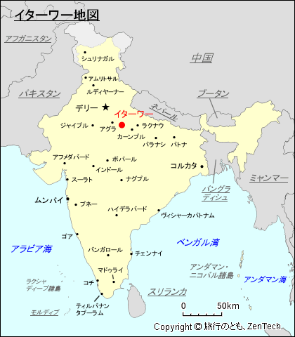 イターワー地図