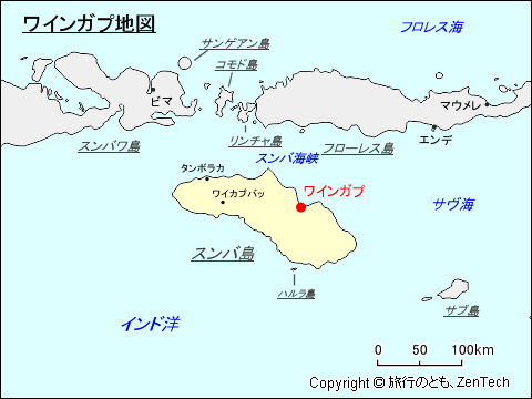 ワインガプ地図