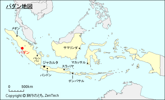 パダン地図