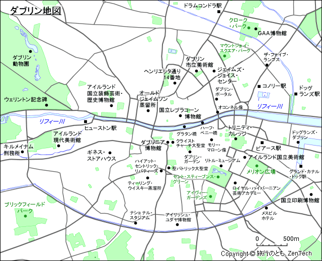 ダブリン地図