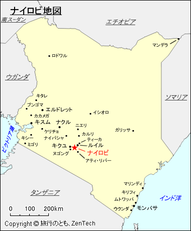 ナイロビ地図