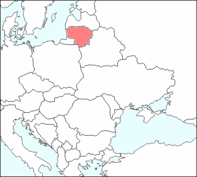 東ヨーロッパにおけるリトアニアの位置