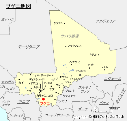 ブグニ地図