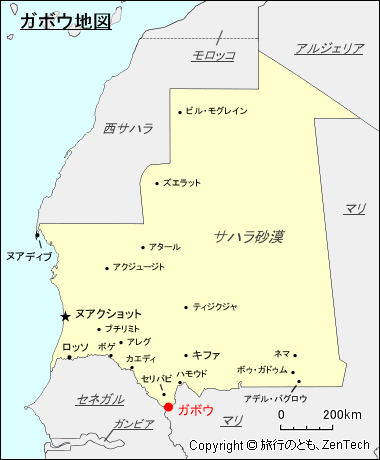 ガボウ地図