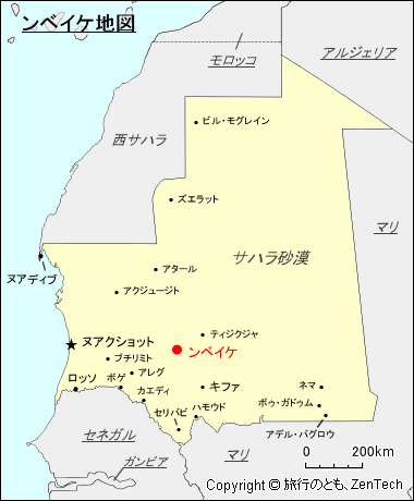 ンベイケ地図