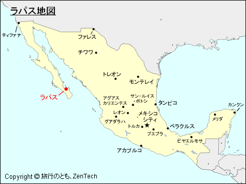 ラパス地図