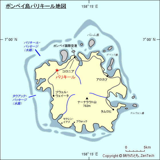 パリキール地図