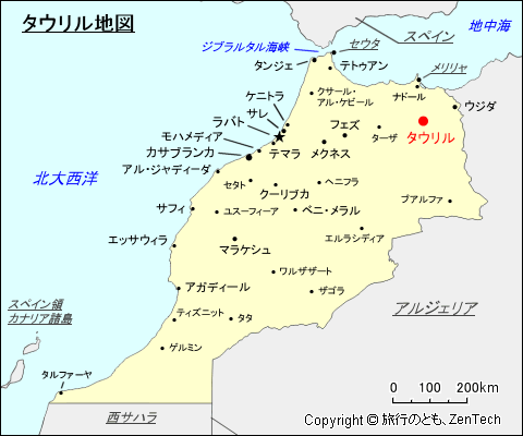 タウリル地図