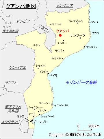 クアンバ地図
