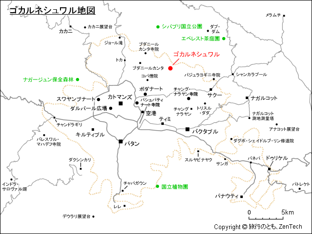 ゴカルネシュワル地図