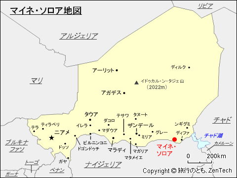 マイネ・ソロア地図