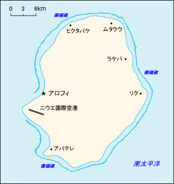 ニウエ地図