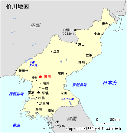 价川地図