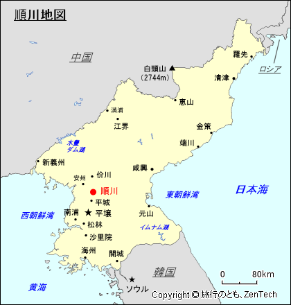 順川地図