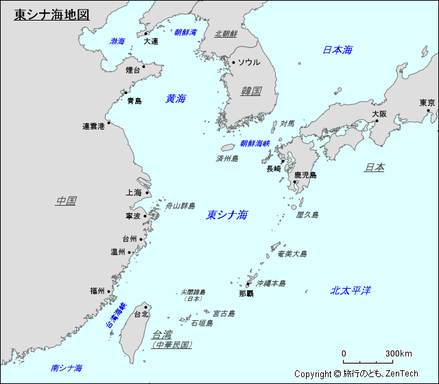 東シナ海地図