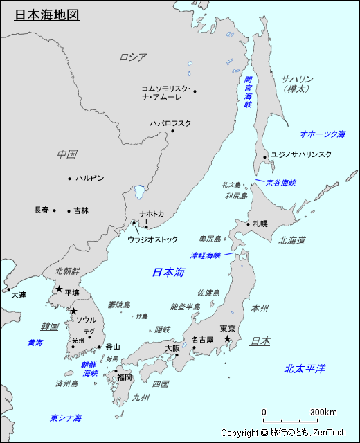 日本海地図