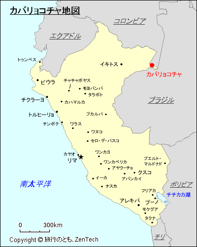 カバリョコチャ地図