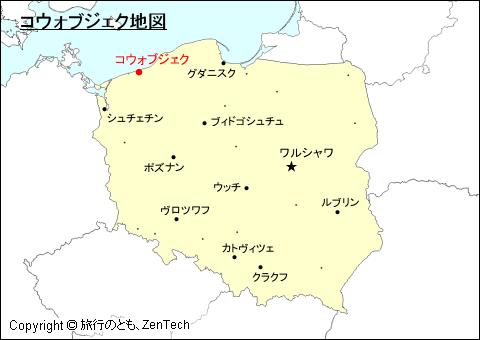 ポーランドにおけるコウォブジェク地図
