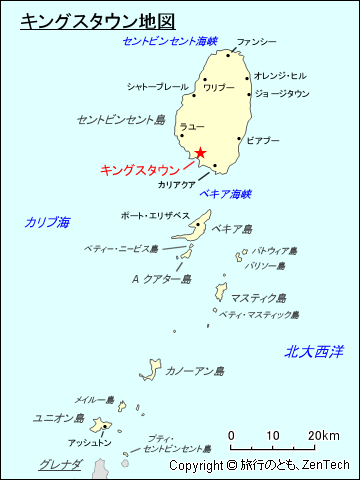 キングスタウン地図