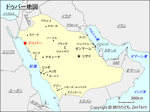 ドゥバー地図