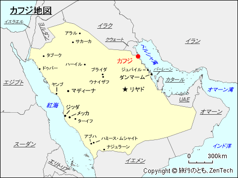 カフジ地図