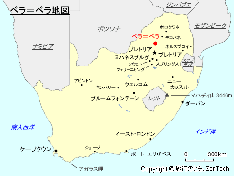 ベラ＝ベラ地図