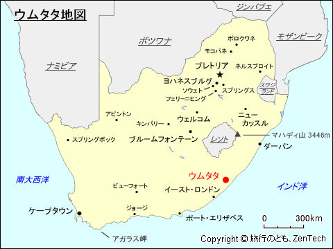 ウムタタ地図
