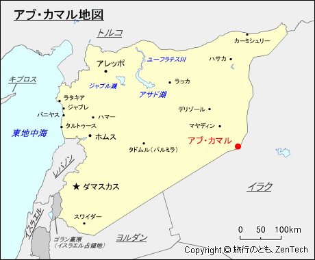 アブ・カマル地図