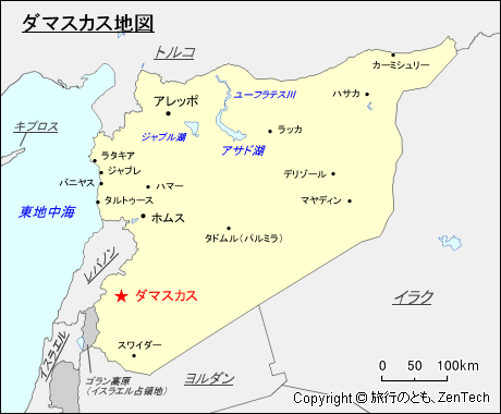 ダマスカス地図