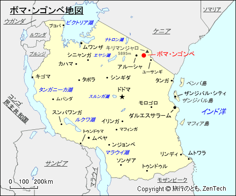 ボマ・ンゴンベ地図