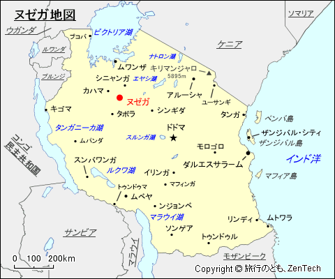 ヌゼガ地図