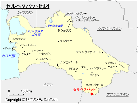 セルヘタバット地図