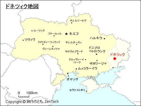 ドネツィク地図