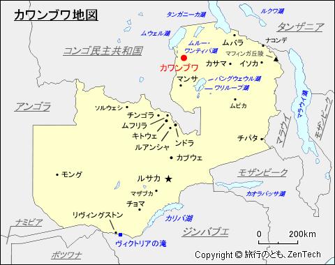 カワンブワ地図