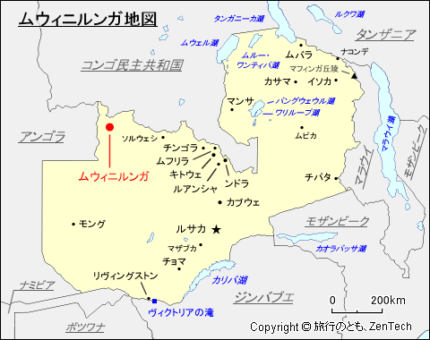 ムウィニルンガ地図