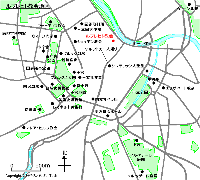 ルプレヒト教会地図