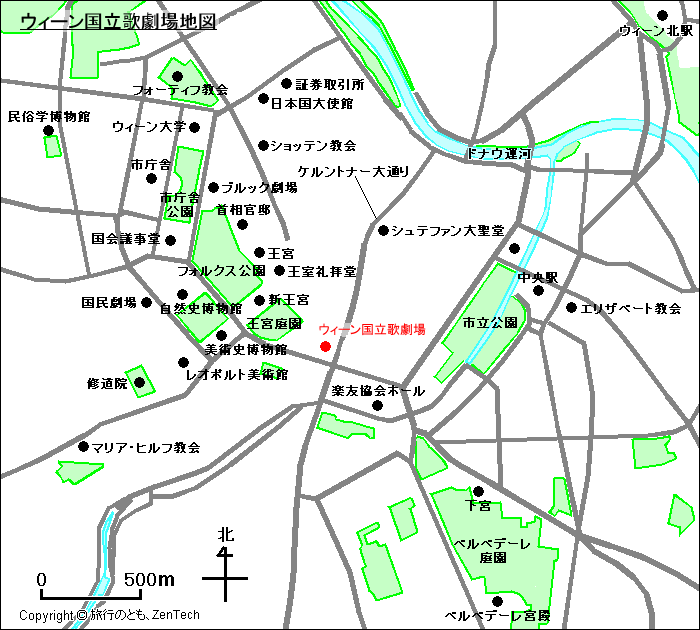ウィーン国立歌劇場地図
