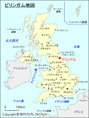 ビリンガム地図