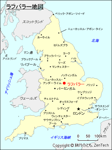 ラフバラー地図