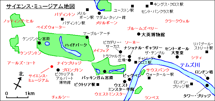 サイエンス・ミュージアム地図