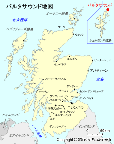 バルタサウンド地図