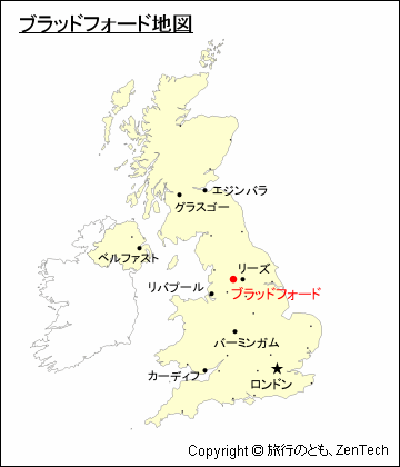 イギリスにおけるブラッドフォード地図