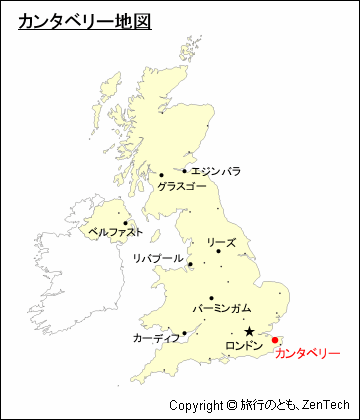 イギリスにおけるカンタベリー地図