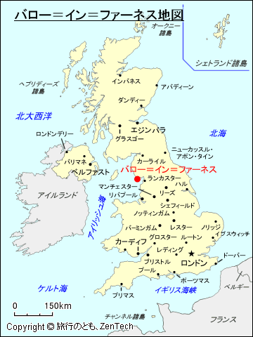 バロー＝イン＝ファーネス地図