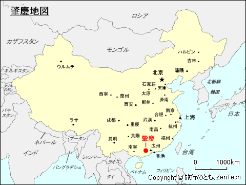 肇慶地図