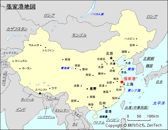 張家港地図