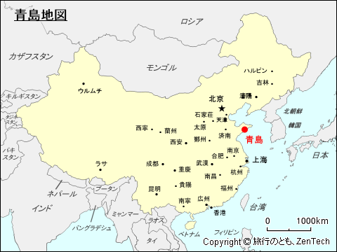 青島地図