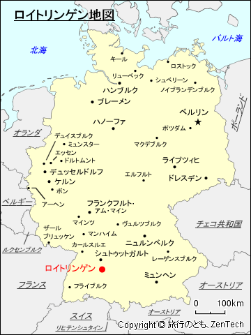 ロイトリンゲン地図