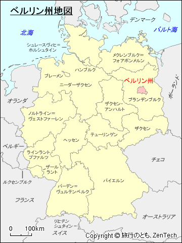 ベルリン州地図